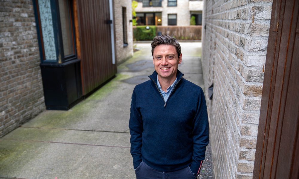 Portrett av Lars-Erik Eriksen, leder for pensjon i Storebrand.